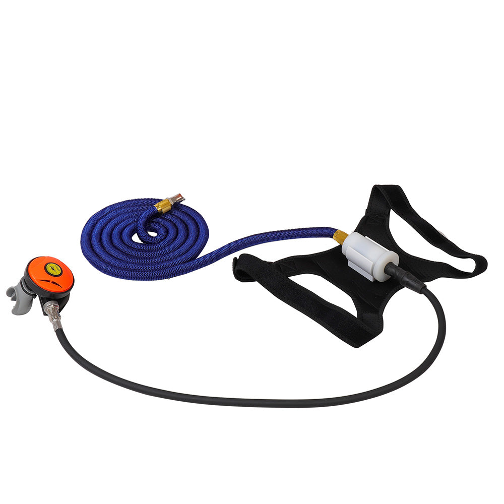 LieyuDive Breathing Hose & Back Strap & Regulator Set