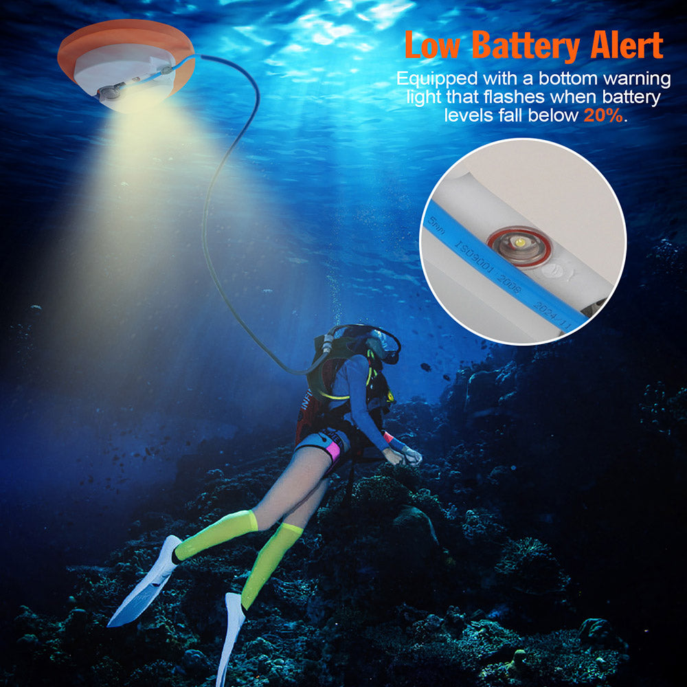 LieyuDive Z500 5.5H Rechargable Diving Ventilator with 39FT Hose