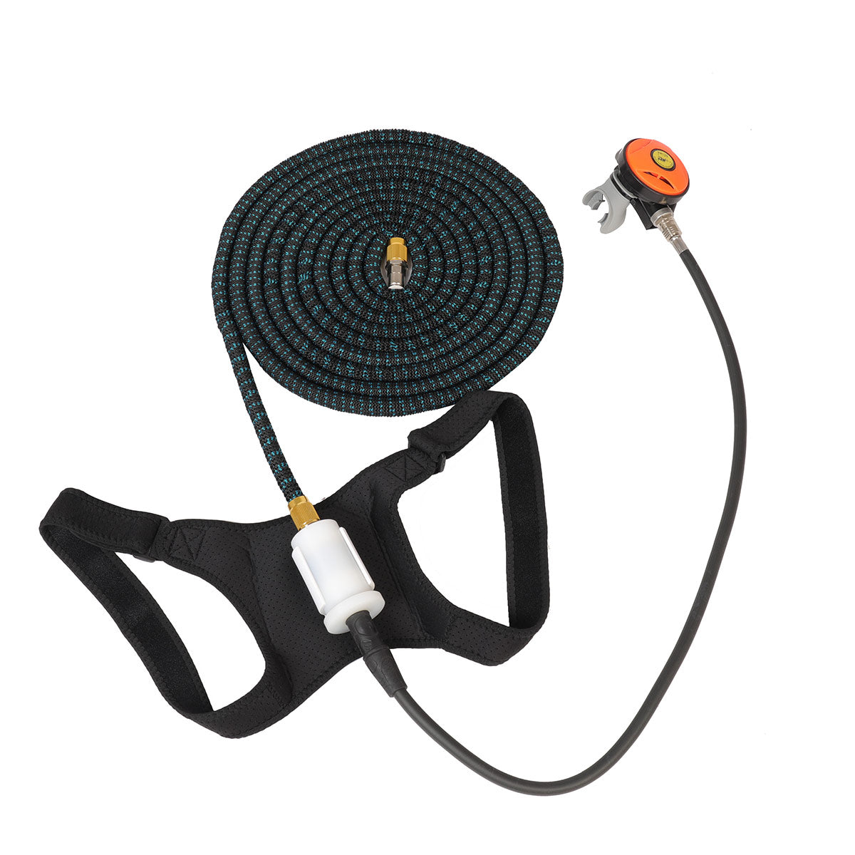 LieyuDive Breathing Hose & Back Strap & Regulator Set