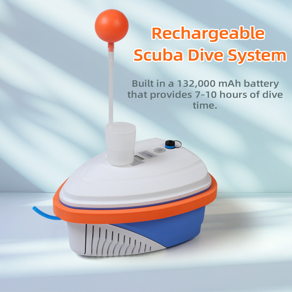 LieyuDive Scuba Tankless Diving System, Support 2 Divers Diving ...